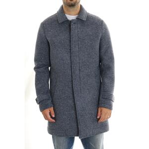 CAPPOTTO MELANGE BLU